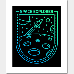 Space Explorer Posters and Art